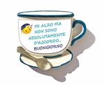 Lekalamitiche Tazzina con Frase